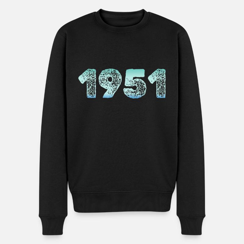 Ice 1951 - Männer Premium Bio Pullover - Schwarz