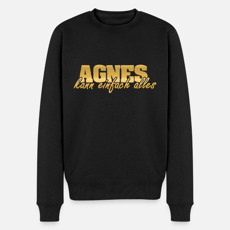 Mme Agnès - Pull Premium bio Homme - noir