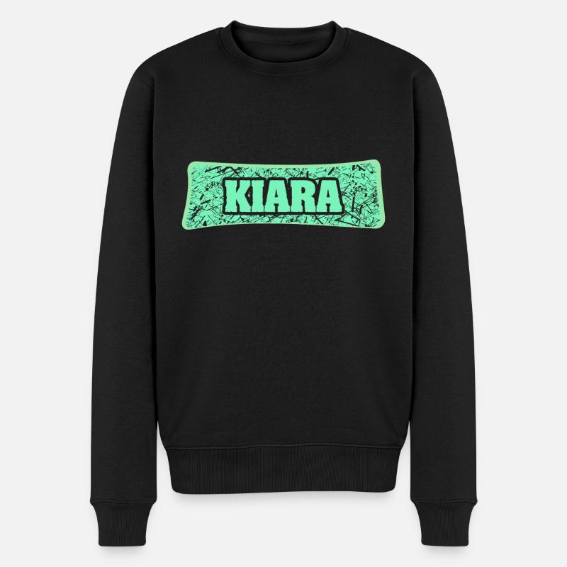 Kiara comme nom de naissance - Pull Premium bio Homme - noir