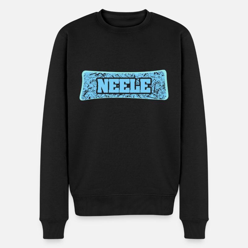 Neele comme nom - Pull Premium bio Homme - noir