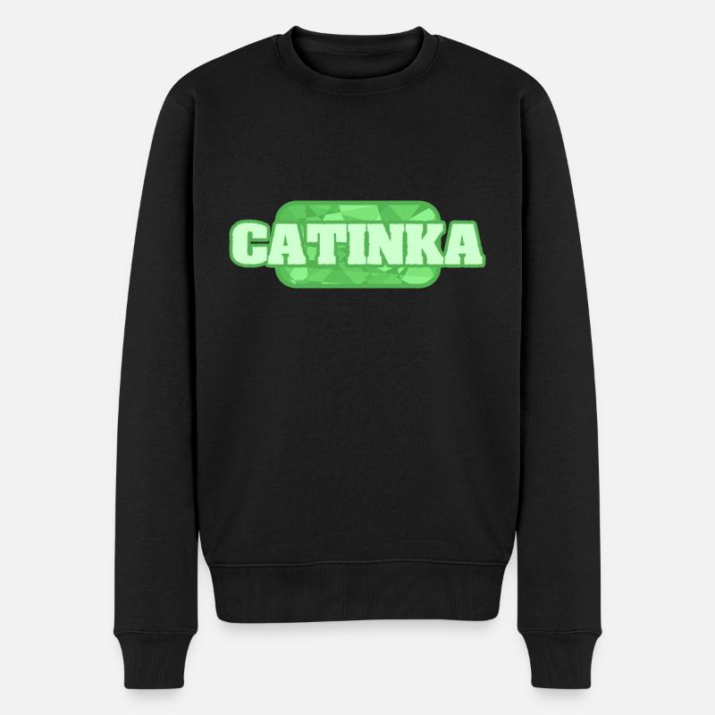 Gesundheit Catinka - Männer Premium Bio Pullover - Schwarz
