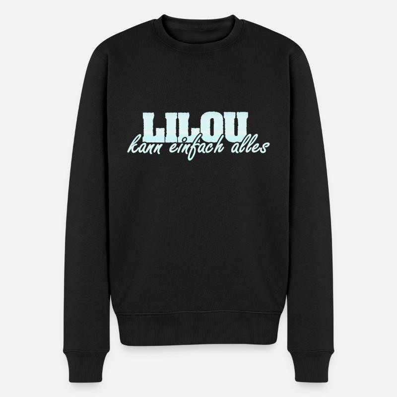 Lilou - Pull Premium bio Homme - noir
