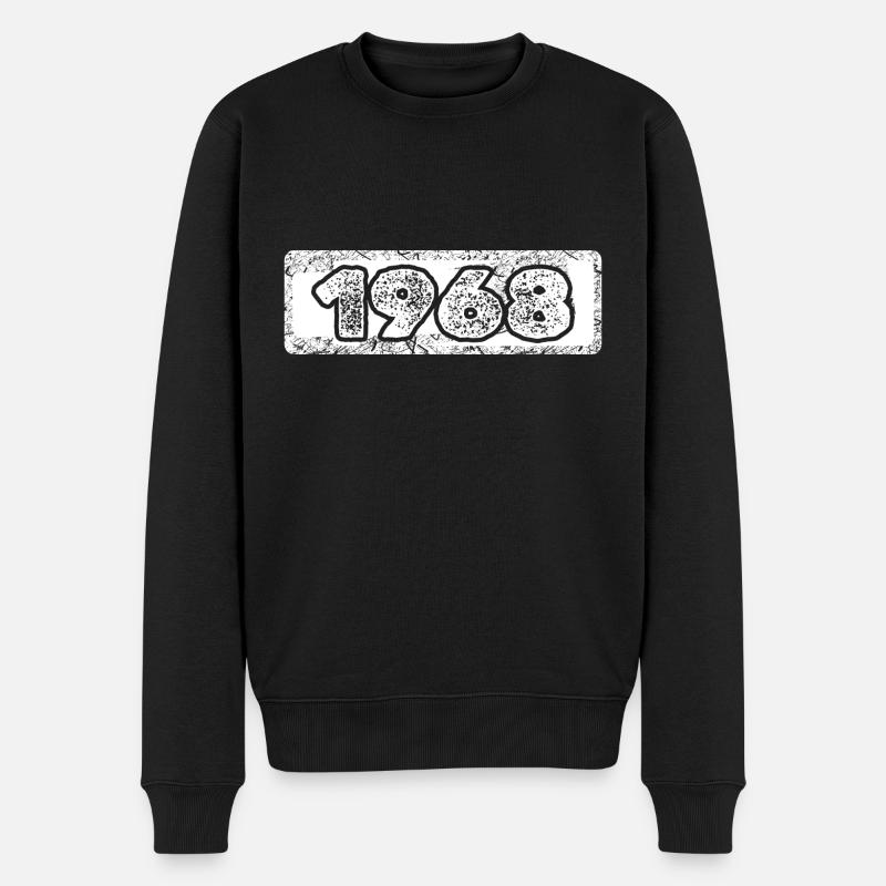 1968 1968 - Pull Premium bio Homme - noir