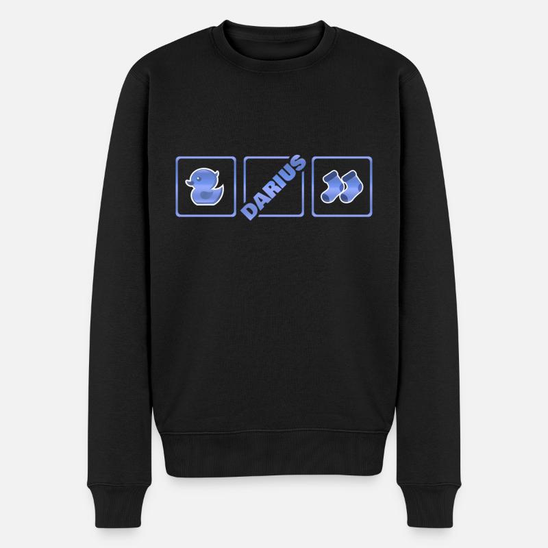 Cadeau pour Darius - Pull Premium bio Homme - noir