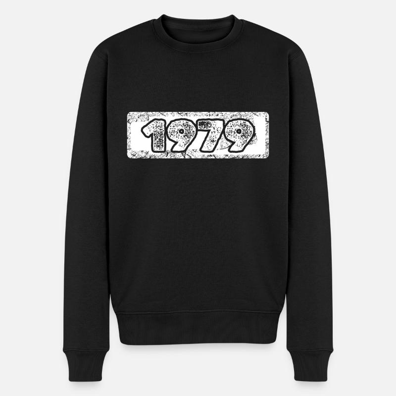 Numéro 1979 - Pull Premium bio Homme - noir