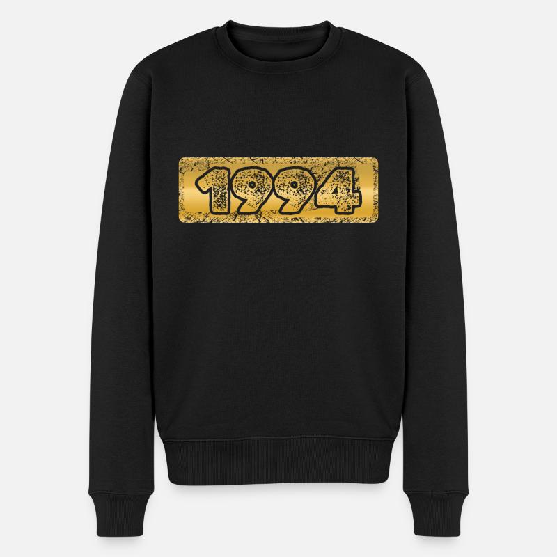1994 - Männer Premium Bio Pullover - Schwarz