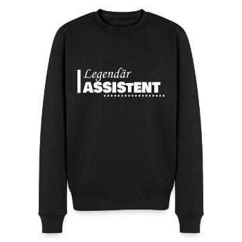 Beruf Assistent - Männer Premium Bio Pullover - Schwarz - Vorne - Nico (187cm)