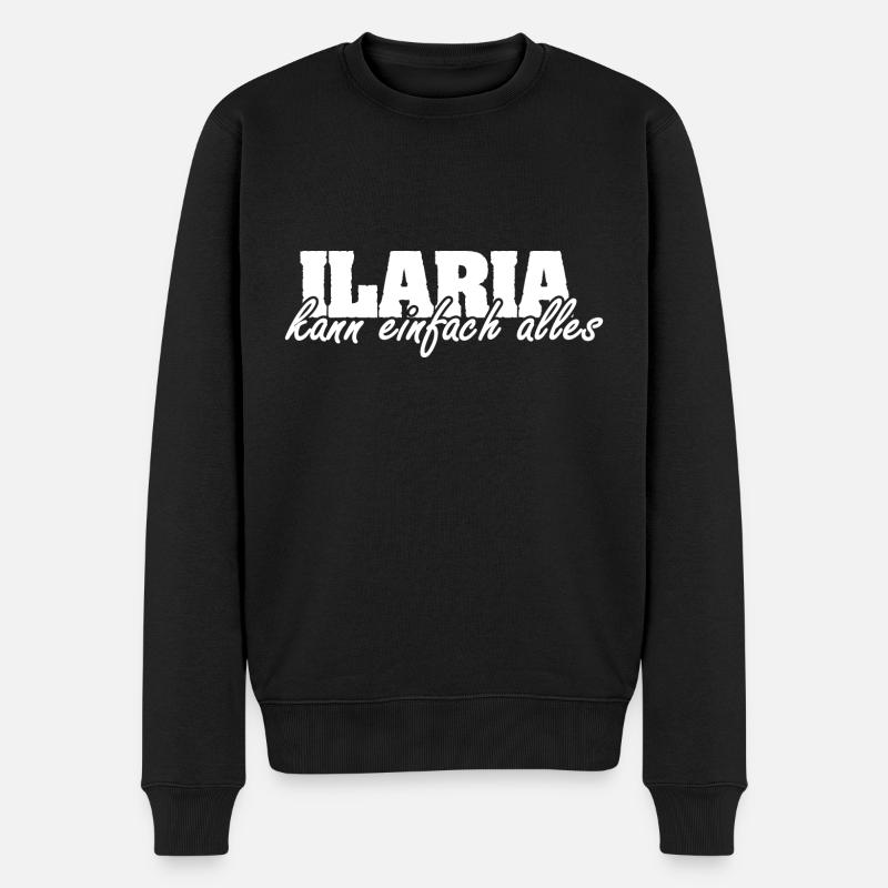 Cadeau pour Ilaria - Pull Premium bio Homme - noir