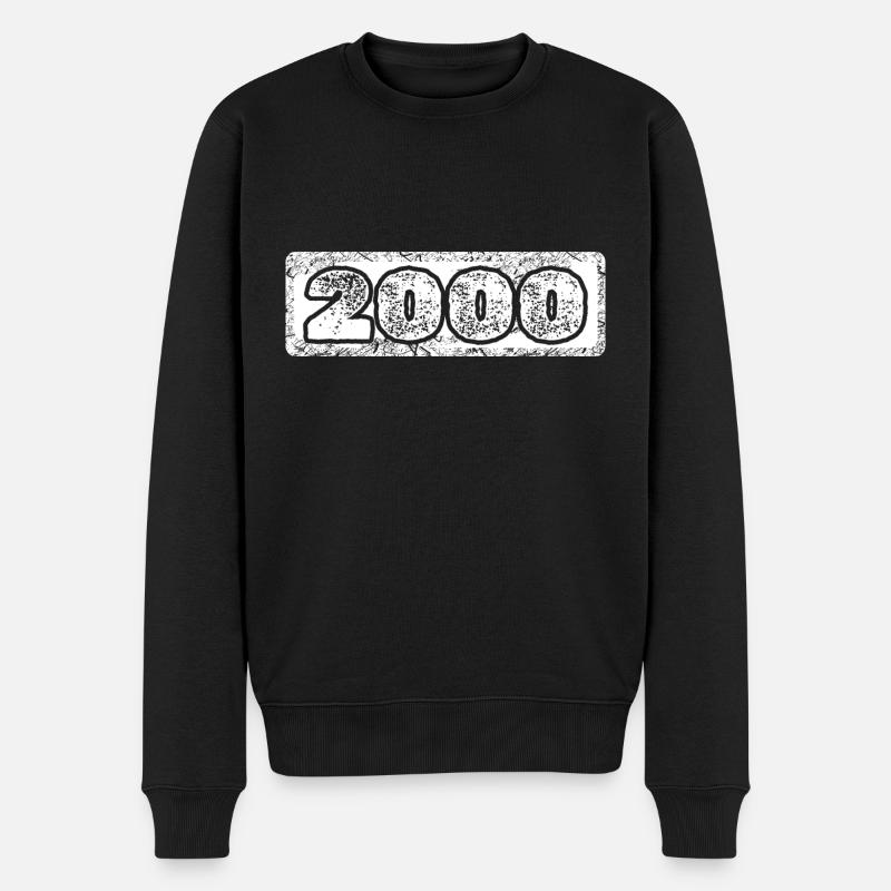 Numéro 2000 - Pull Premium bio Homme - noir