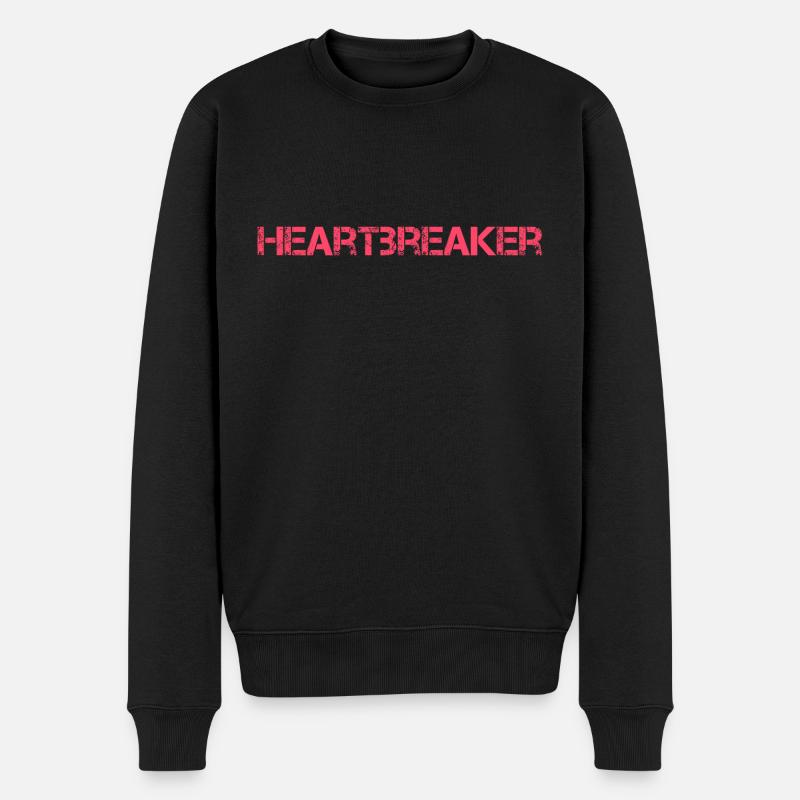 Heartbreaker - Pull Premium bio Homme - noir