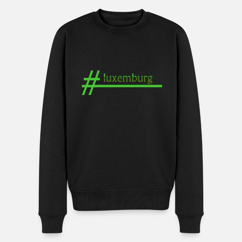 Luxembourg - Pull Premium bio Homme - noir