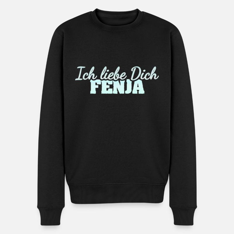 Chère Fenja, - Pull Premium bio Homme - noir