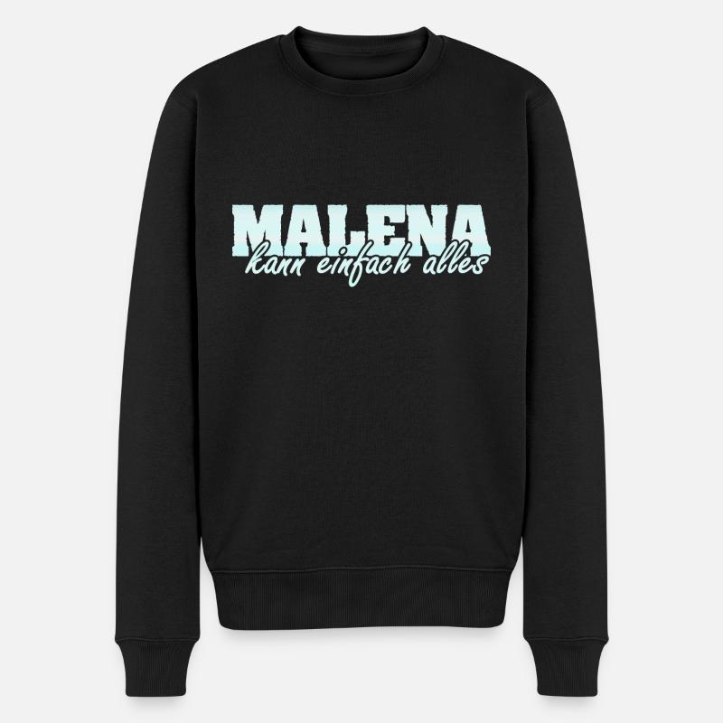 Mme Malena - Pull Premium bio Homme - noir
