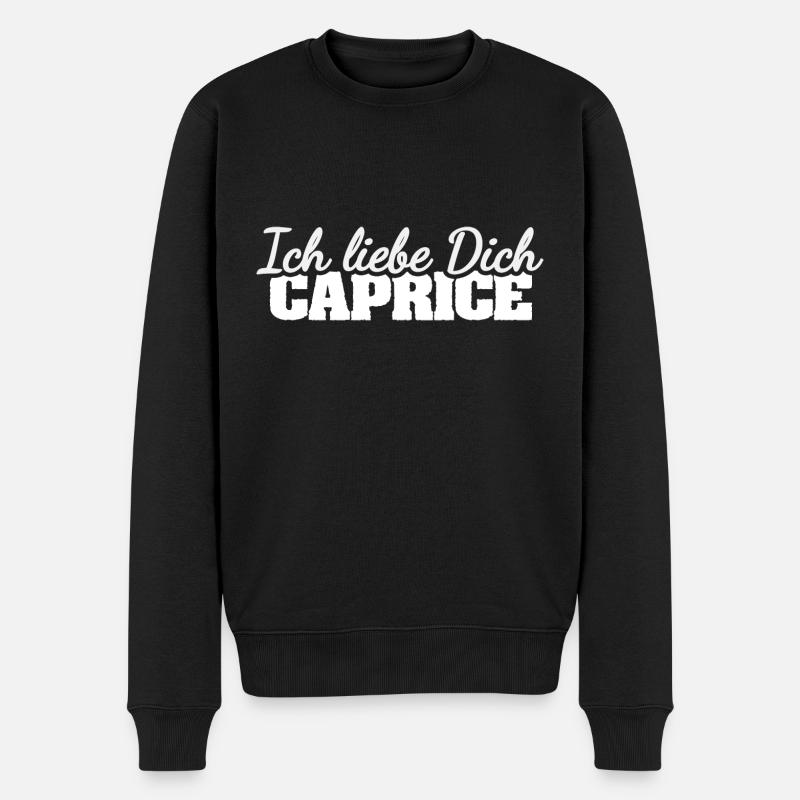 Cadeau pour Caprice - Pull Premium bio Homme - noir