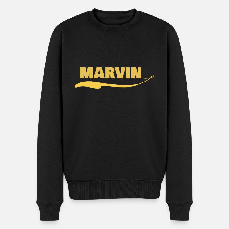 Geschenk für marvin - Männer Premium Bio Pullover - Schwarz