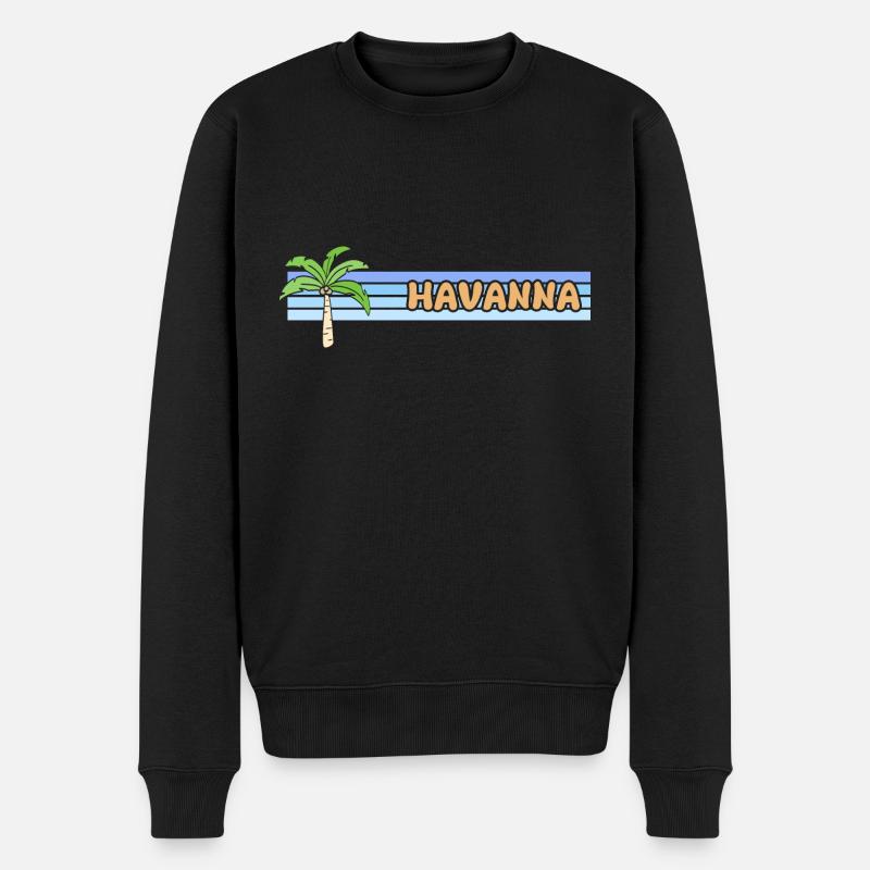 Geschenk für Havanna - Männer Premium Bio Pullover - Schwarz