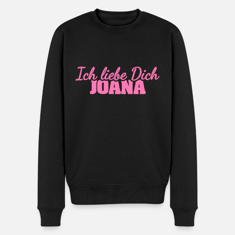 Geschenk für Joana - Männer Premium Bio Pullover - Schwarz