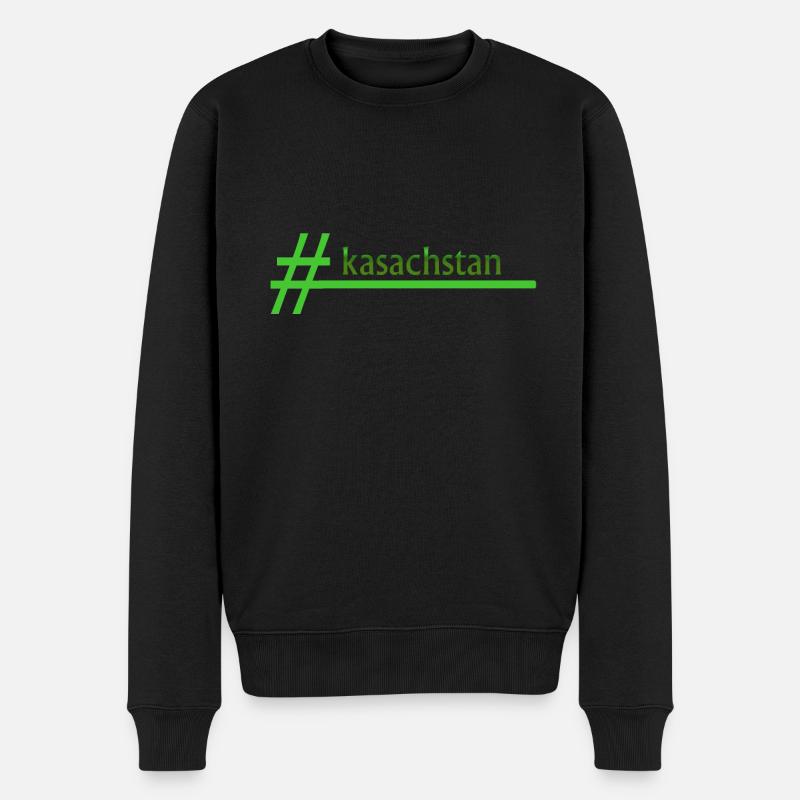 Cadeau pour le Kazakhstan - Pull Premium bio Homme - noir