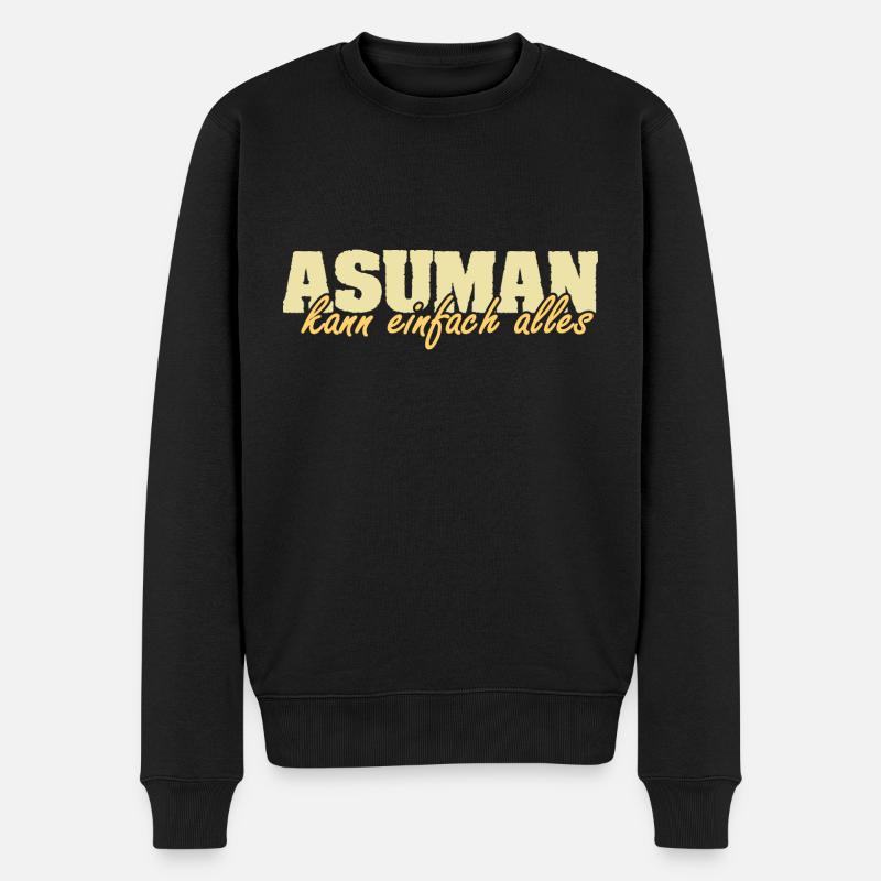 Mme Asuman - Pull Premium bio Homme - noir
