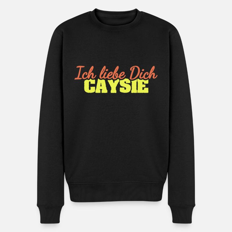 Cadeau pour Caysie - Pull Premium bio Homme - noir