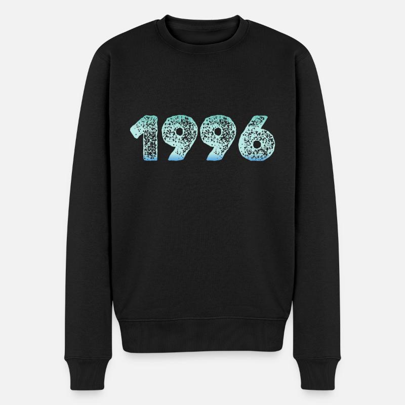 1996 - Männer Premium Bio Pullover - Schwarz