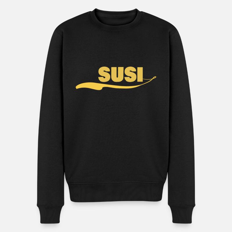 Cadeau pour susi - Pull Premium bio Homme - noir