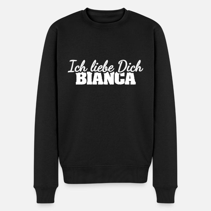 Chère Bianca, - Pull Premium bio Homme - noir