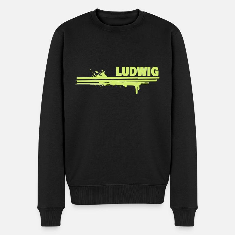 Cadeau pour Ludwig - Pull Premium bio Homme - noir