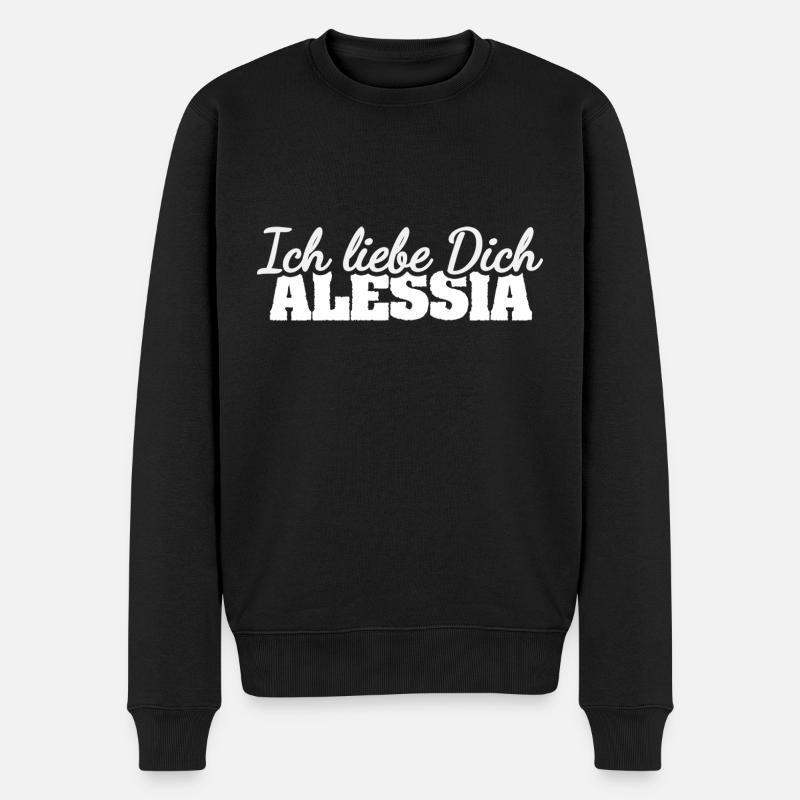 Cadeau pour Alessia - Pull Premium bio Homme - noir