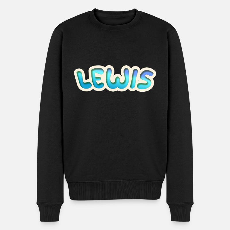 Lewis - Pull Premium bio Homme - noir