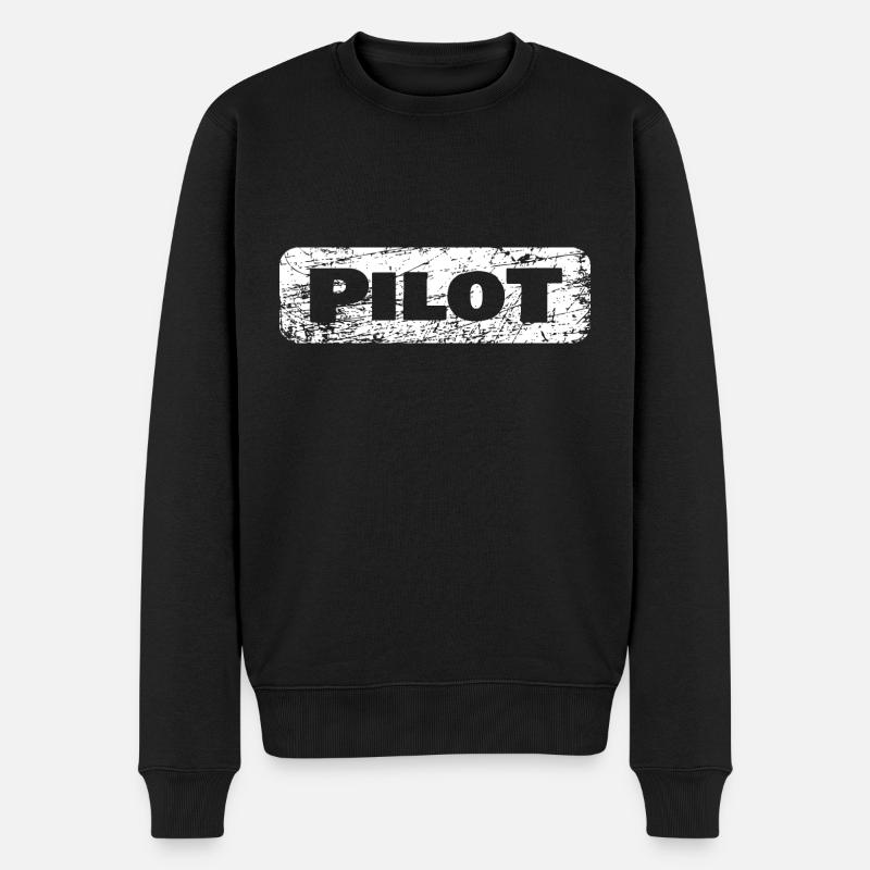 Pilote de profession - Pull Premium bio Homme - noir