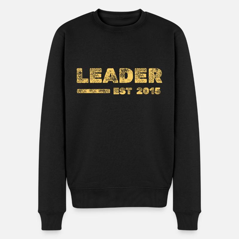 2015 - Männer Premium Bio Pullover - Schwarz