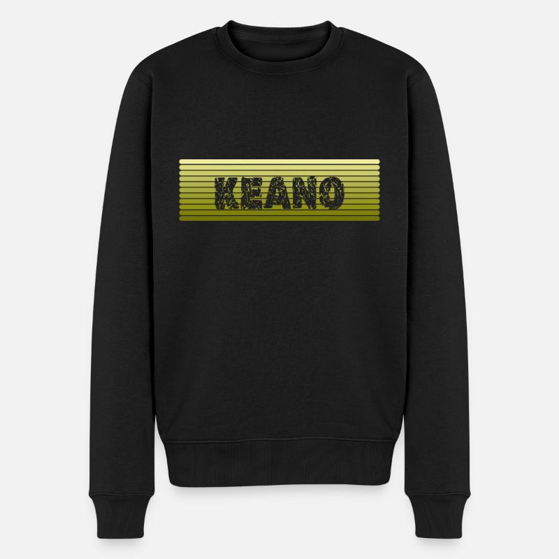 Prénom Keano - Pull Premium bio Homme - noir