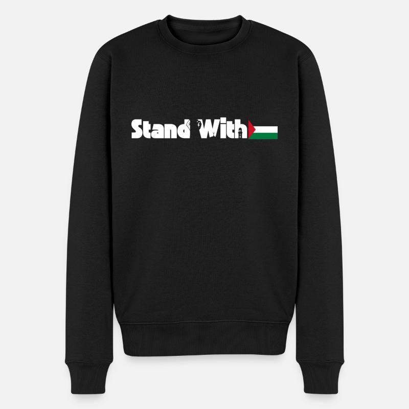 Stand With Palestine - Pull Premium bio Homme - noir