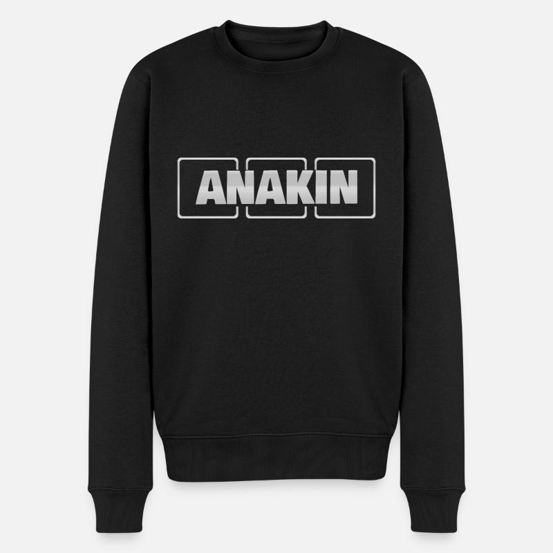 Anakin - Männer Premium Bio Pullover - Schwarz