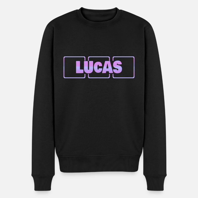 Lucas - Maglione ecologico premium da uomo - nero