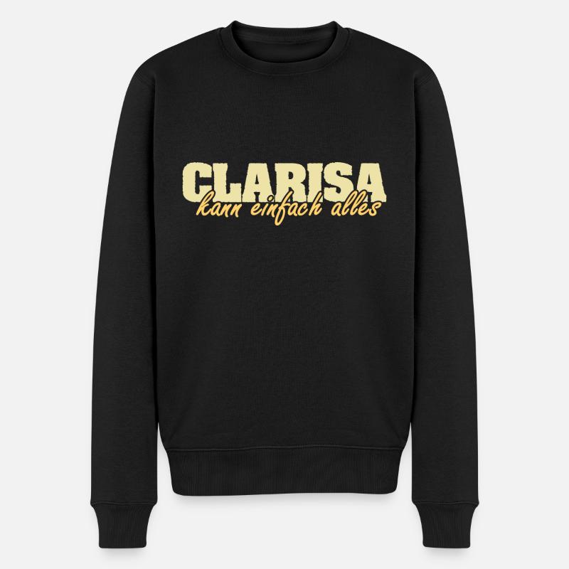 Mme Clarisa - Pull Premium bio Homme - noir