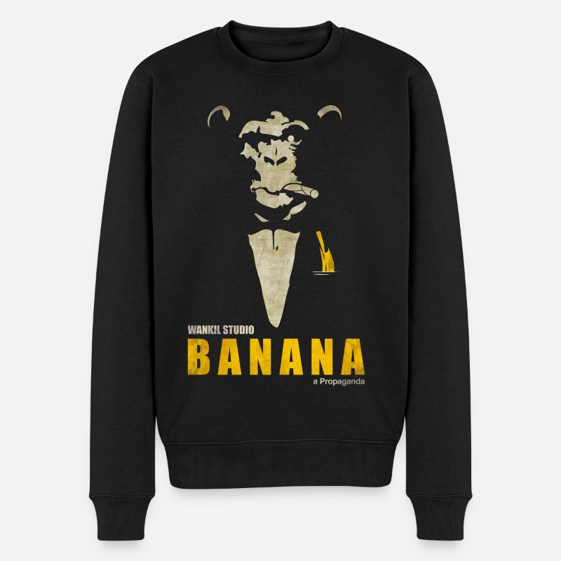 A Propaganda (transparent) - Pull Premium bio Homme - noir