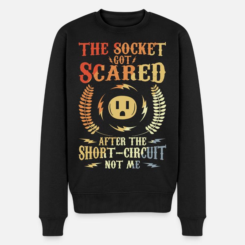 Elektronikerwitz - Pull Premium bio Homme - noir