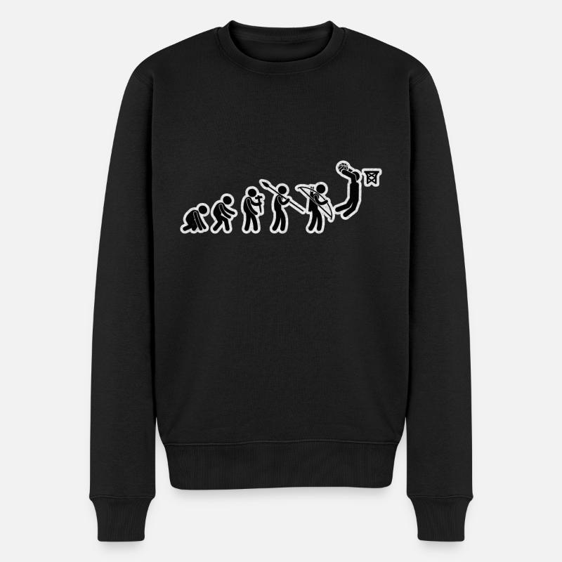 Evolution Basket-ball Noir Grunge - Pull Premium bio Homme - noir