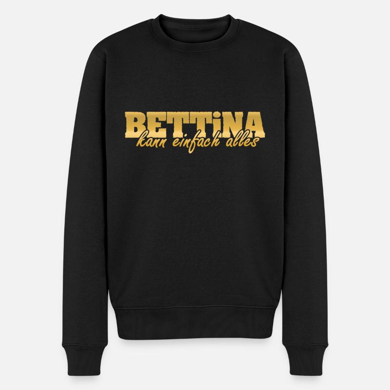 Mme Bettina - Pull Premium bio Homme - noir