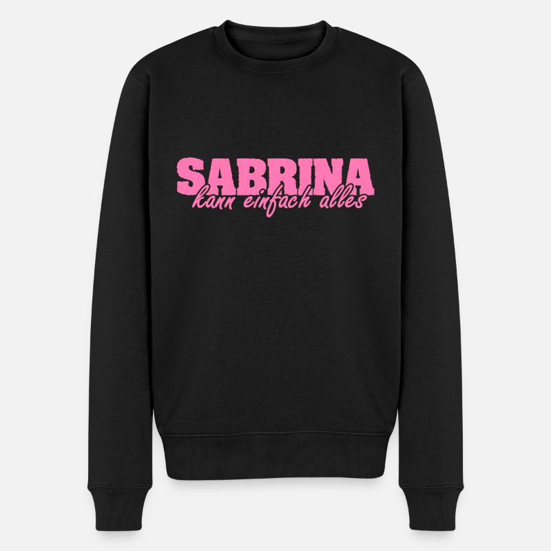 Geschenk für Sabrina - Männer Premium Bio Pullover - Schwarz