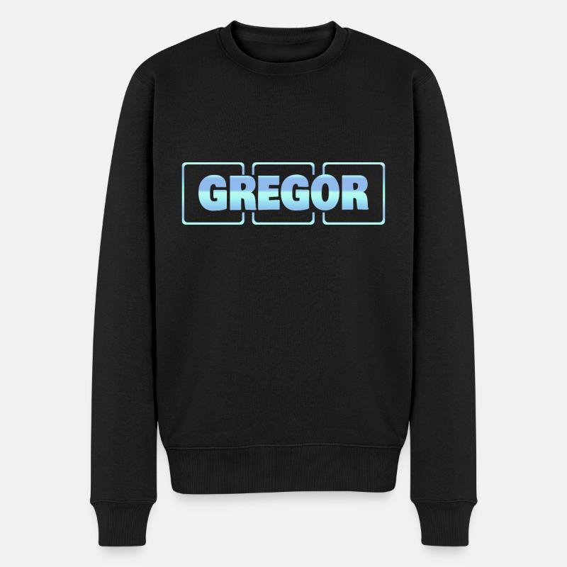 Cadeau pour Gregor - Pull Premium bio Homme - noir