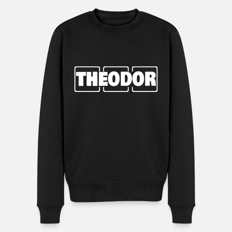 Cadeau pour Theodor - Pull Premium bio Homme - noir