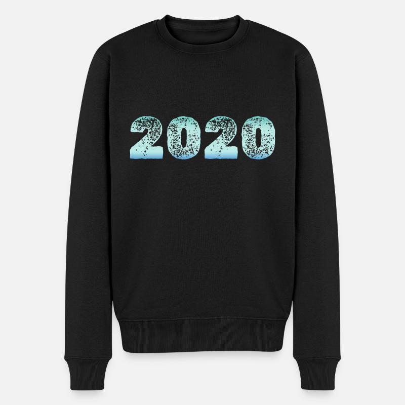2020 - Männer Premium Bio Pullover - Schwarz