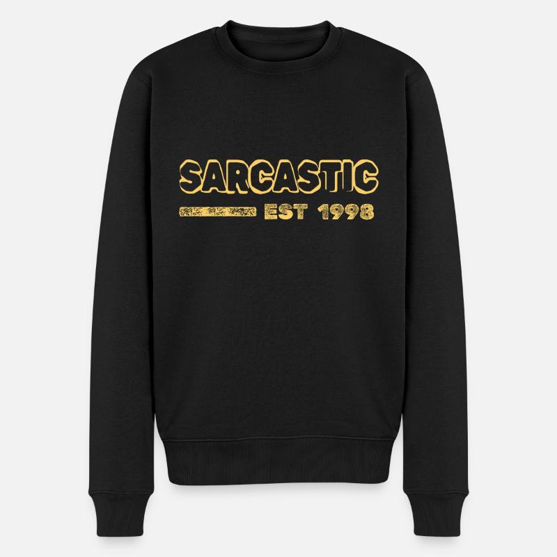 Sarcasme 1998 - Pull Premium bio Homme - noir