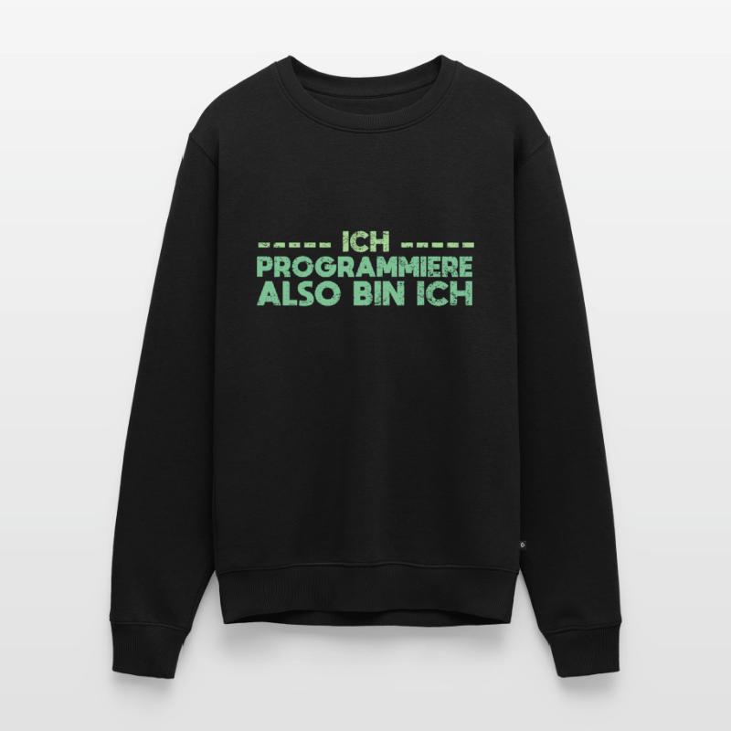 Ich Programmiere, Also Bin Ich Männer Premium Bio Pullover