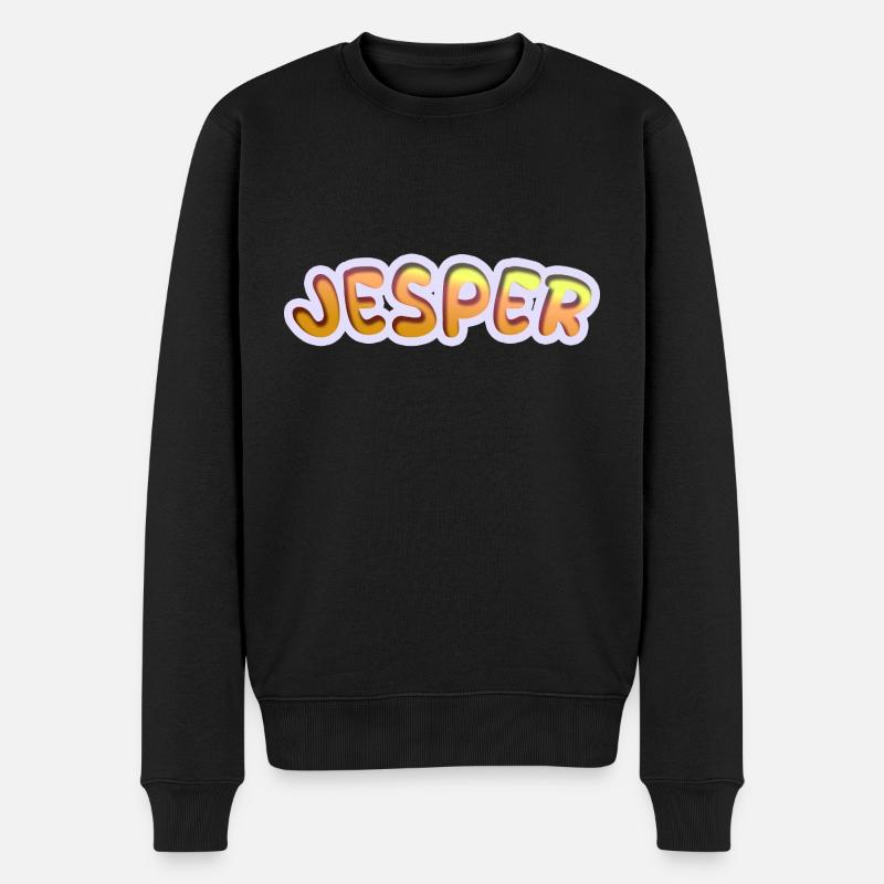 Jesper - Pull Premium bio Homme - noir