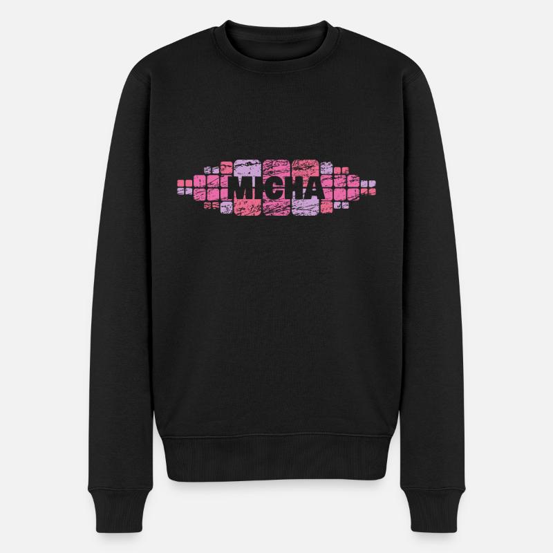 Maman Micha - Pull Premium bio Homme - noir