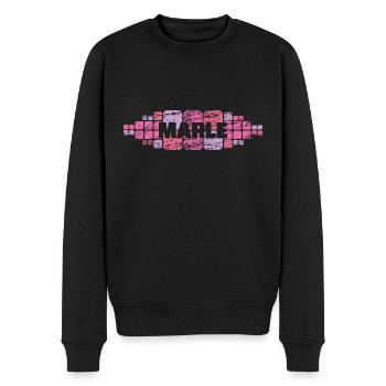Mutter für Marle Mutti Mama - Männer Premium Bio Pullover - Schwarz - Vorne - Nico (187cm)